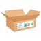 Idl Packaging 11-1/4 in x 8 -3/4 in x 4 in Shipping Box, Kraft, Corrugate, Single Wall, 200#, 25 PK B-1184-25 - alternate 1